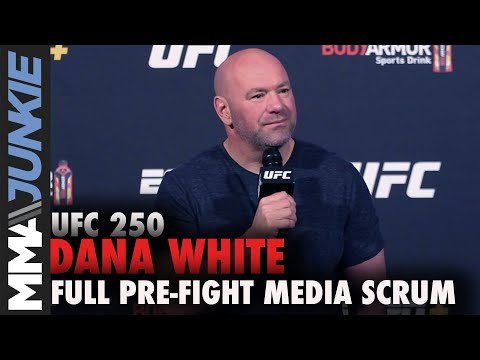 UFC 250: Dana White full pre-fight media scrum