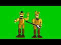 GREENSCREEN FOOTAGE OF FREDBEAR AND SPRING BONNIE