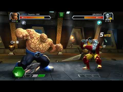 Marvel Contest of Champions The Thing vs Colossus
