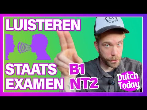 Staatsexamen B1 NT2 // NEDERLANDSE LES // DUTCH LESSON