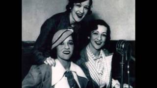 The Boswell Sisters - I can`t write the words (1931)