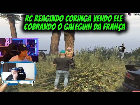 RC REAGINDO CORINGA VENDO ELE COBRANDO GALEGUIN DA FRANÇA GTA RP
