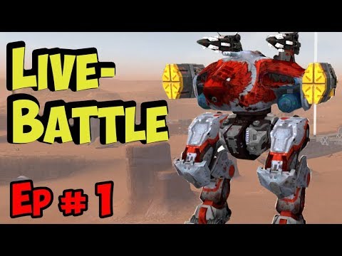 War Robots Live-Battle Episode #1 - Fighting Underleveled