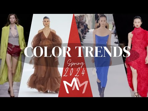 Spring/Summer 2024 Fashion Color Trends