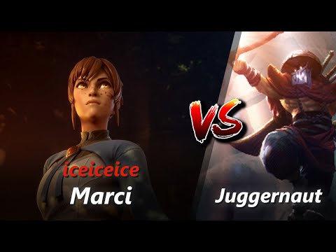 iceiceice offlane Marci vs Juggernaut/Pudge | First 10 minutes