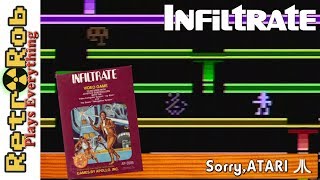 Sorry, Atari #27: Infiltrate -- A passible yet not fabulous early platformer for the Atari VCS