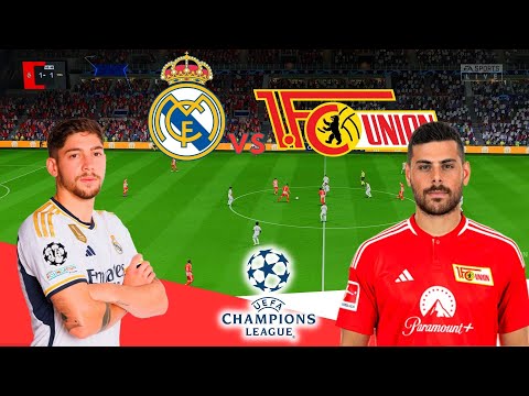 REAL MADRID VS  UNION BERLIN | UEFA CHAMPIONS LEAGUE |  FULL MATCH SIMULATION & PREDICTION