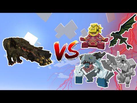 Deviljho VS Mowzie's Mobs - Mob Battles In Minecraft