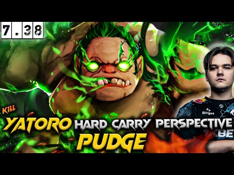 New Patch 7.38 - Yatoro Pudge Hard Carry - Dota 2 (Full Gameplay with no commentary) #yatoro