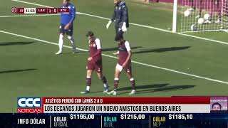 ATLÉTICO PERDIÓ CON LANÚS 2 A 0