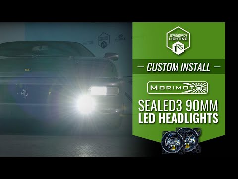 Morimoto Sealed3 90mm Headlights For Custom Installs