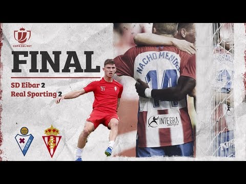 Resumen Eibar 2-2 Sporting de Gijón "ESPESO EL TRAVIESO Y...¡¡A OCTAVOS!! COPA DEL REY | 6.12.2018