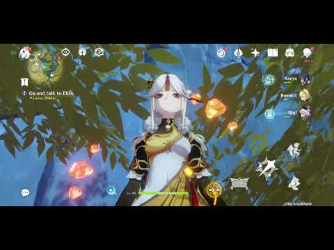 Genshin Impact - Treasure Seelie Quest - Part 3 - Locations 9-10 + Seelies at big tree in Nantianmen