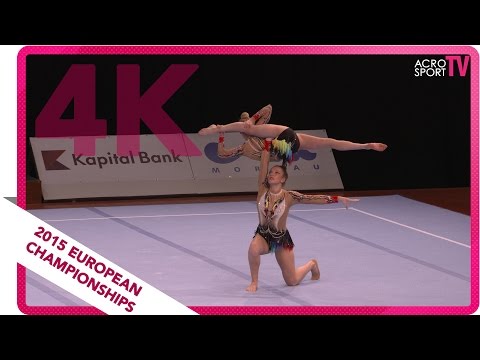 Fisher, Greaves - Great Britain - Women´s pair - Senior balance final - European Championship 2015