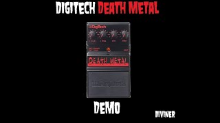 Video thumbnail for Digitech Death Metal Pedal Demo by Dave V