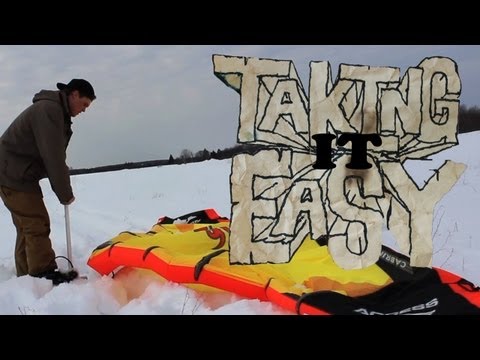 Taking it Easy - ep3 Kiteboarding and Sledding