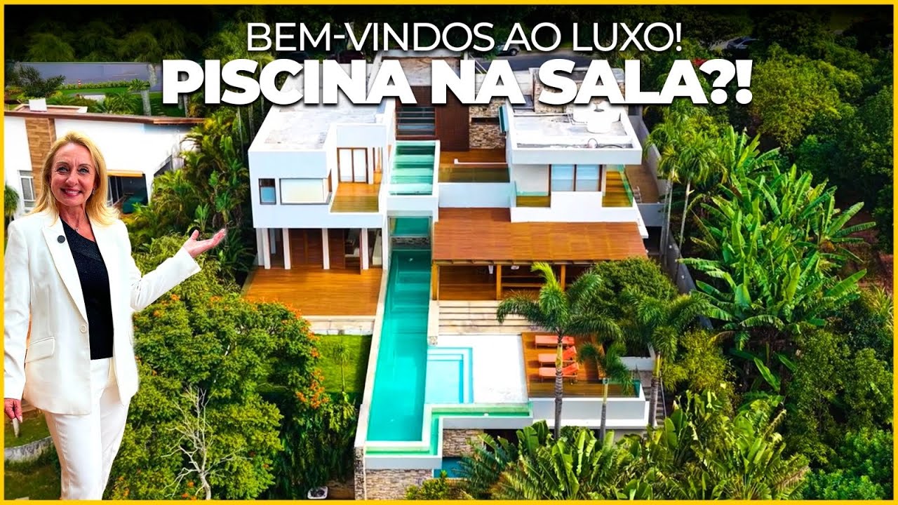 Casa Contemporânea com Vista Permanente, Piscina com Raia e Projeto Autoral em Alphaville