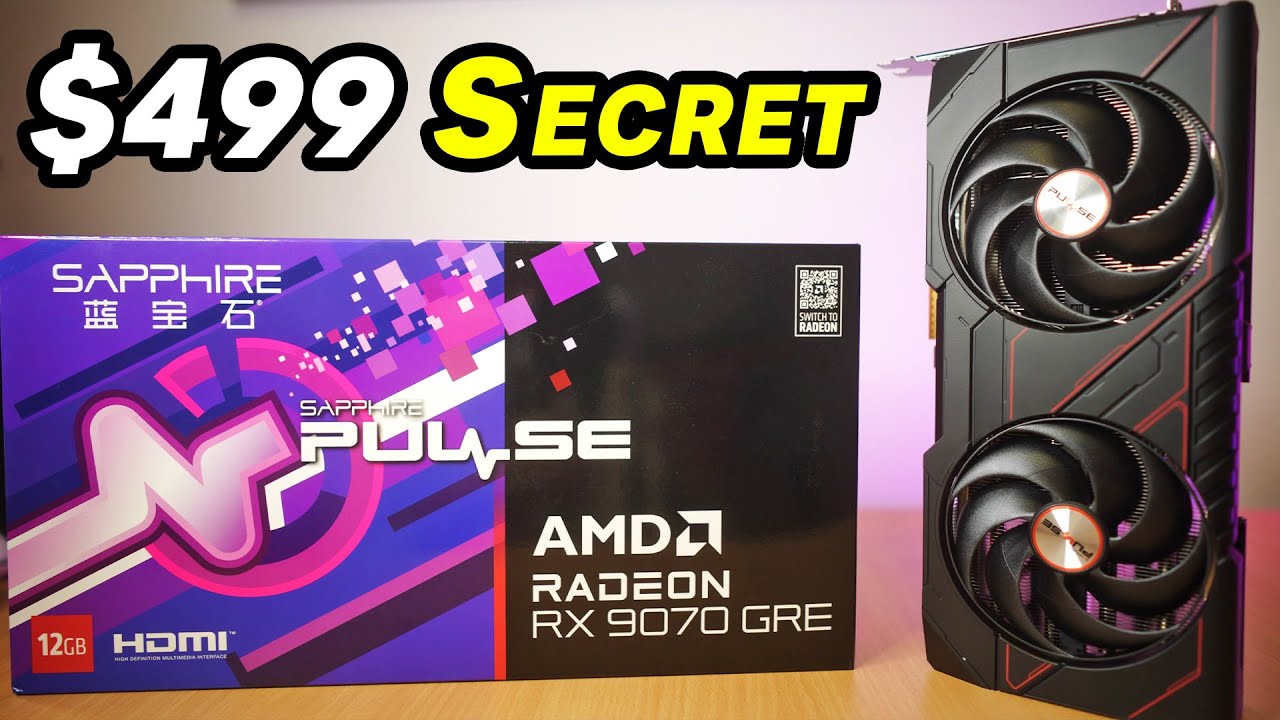 AMD's (Secret) RX 9070 GRE vs RTX 5070, RX 9070.