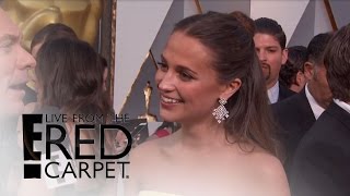 Alicia Vikander Talks Stunning Oscars 2016 Nomination | Live from the Red Carpet | E! News