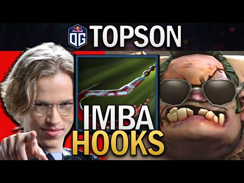 TI13 - OG.TOPSON PUDGE WITH IMBA HOOKS AND KILL STEAL - ROAD TO TI11