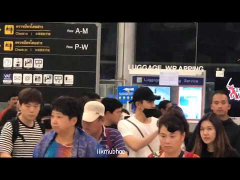 181028 Zhoumi at Suvarnabhumi Airport back to Korea #ThedaywithZHOUMIinBKK