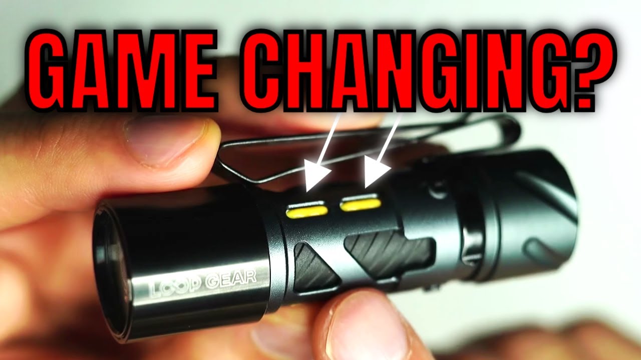 My Most Unique EDC Flashlight? Loop SK03 Review LED Flashlights