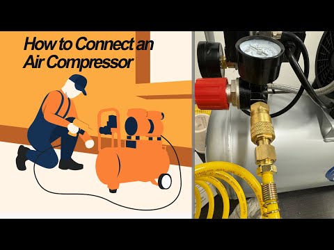 How to Connect Air Hose to Air Compressor
