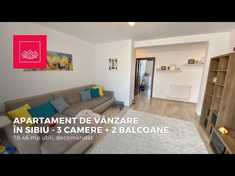 Apartament de Vânzare în Sibiu - Decomandat - 2 Balcoane și Parcare