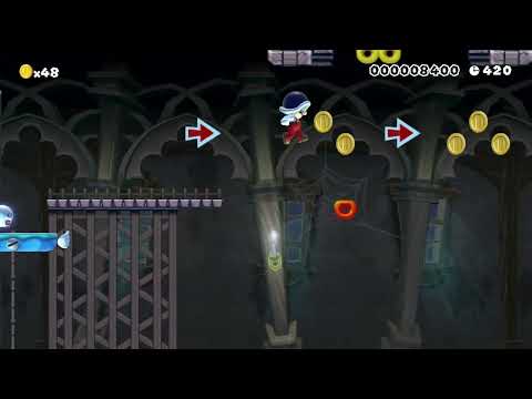 Thwomp's Ghost House Assist by Ambunny 🍄 Super Mario Maker ✹Wii U✹ #blu