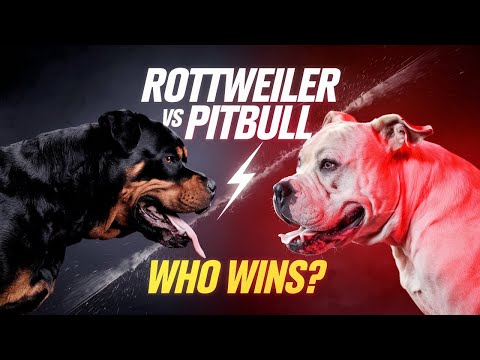 Rottweiler vs  Pitbull – Who Wins in a Real Fight