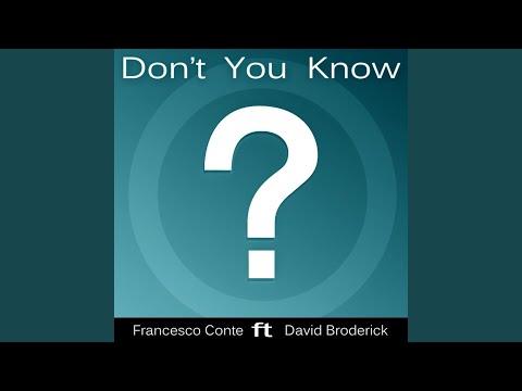 Don't You Know (Radio Edit)