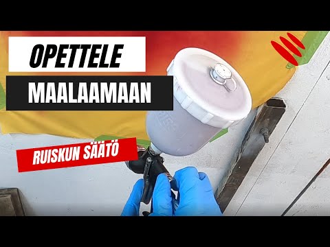 Maaliruiskun säätäminen