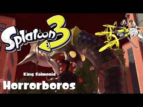 Splatoon 3 | Salmon Run Gameplay 8 | New King Salmonid Boss HORRORBOROS Big Run!
