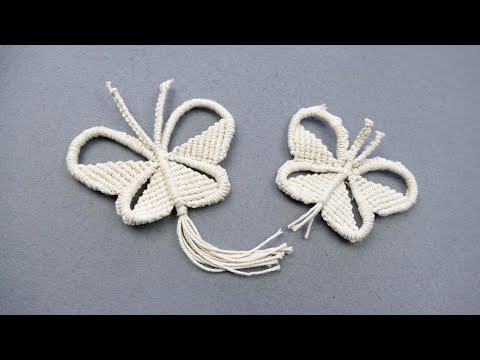 MACRAME LEAF PATTERN for Brooch Keychain Flower Wall Decor