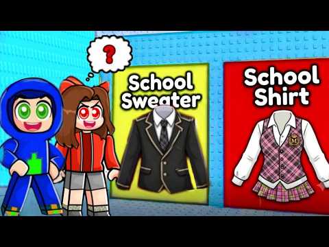Would You Rather Boys vs Girls School Outfit Tower!!
