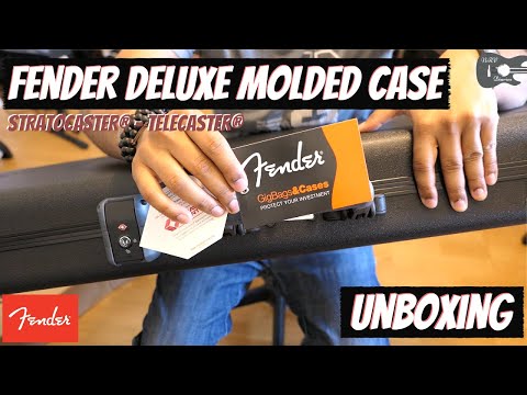Fender Deluxe Molded Case Unboxing | Stratocaster | Telecaster