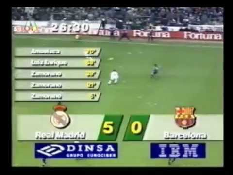 Real Madrid 5 - 0 Barcelona F.C. (07_01_1995)
