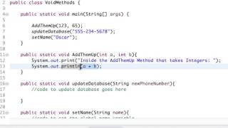 Void Method Returns in Java