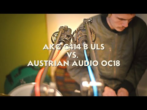 Austrian Audio OC18 vs. AKG C414 B ULS Overhead Condenser Microphone Shootout
