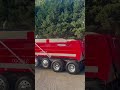 Dump trucks riding clean #dumptruck #trucking #truck #construction #paving
