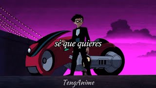 &quot;𝘱𝘰𝘳𝘲𝘶𝘦 𝘵𝘦 𝘥𝘦𝘮𝘰𝘳𝘢𝘴, 𝘴𝘦 𝘲𝘶𝘦 𝘲𝘶𝘪𝘦𝘳𝘦𝘴, 𝘴𝘦 𝘵𝘦 𝘯𝘰𝘵𝘢&quot;//Por que te demoras// Robin Starfire (celosa)