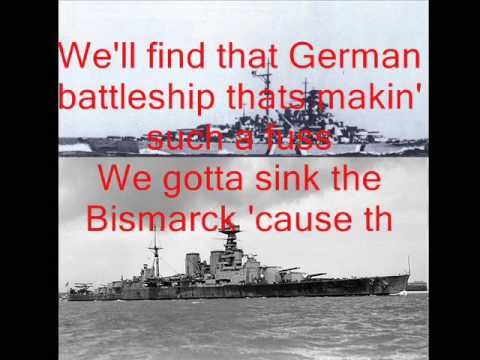 Johnny Horton - Sink the Bismarck with lyrics