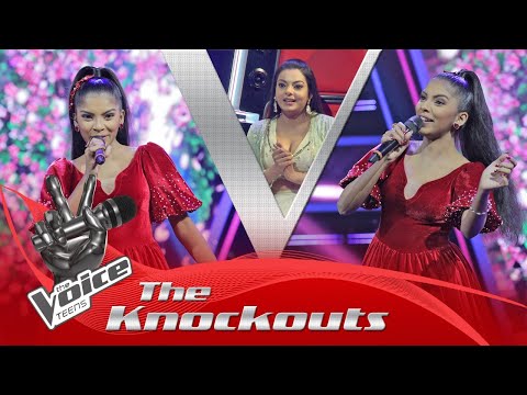 Naduni Yameesha | Hitha Pura Mal Pipena (හිත පුරා මල්) |  The Knockouts | The Voice Teens Sri Lanka