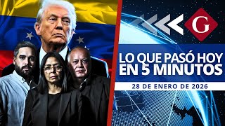 🔵 Noticias 28 enero: CHAVISMO DESCARTA ADELANTO DE ELECCIONES EN VENEZUELA | Noticiero