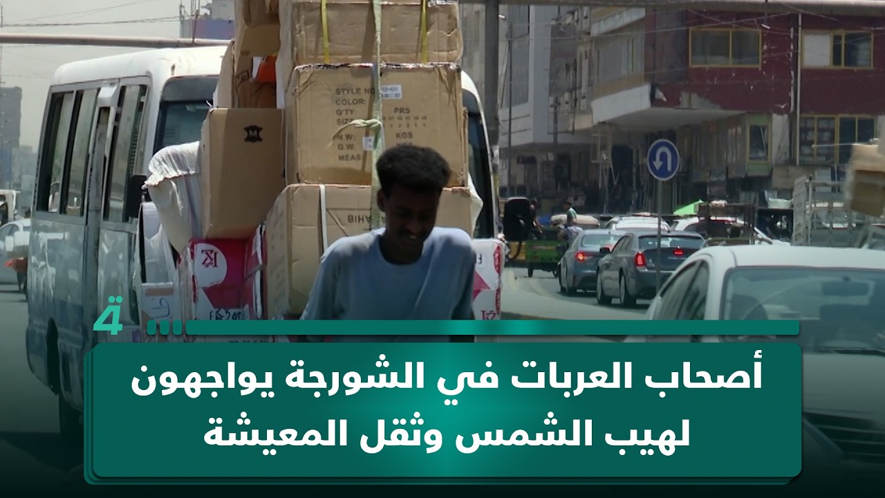 فيديو | أصحاب العربات في الشورجة يواجهون لهيب الشمس وثقل المعيشة