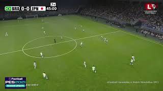 Japan VS Brazil | World Cup 2026 Match Simulation | eFootball PES Gameplay (PC GAME) Japan VS Brazil | World Cup 2026 Match Simulation | eFootball PES Gameplay (PC GAME)