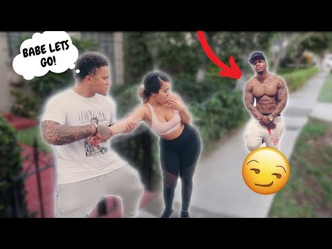 CHECKING OUT OTHER GUYS IN FRONT OF MY BOYFRIEND! ** HE GETS HEATED! ** Video