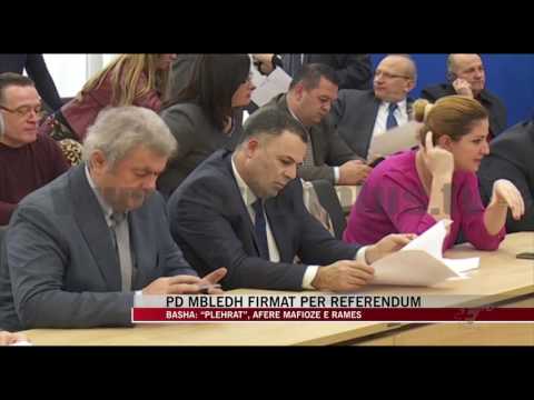 PD mbledh firmat për Referendum - News, Lajme - Vizion Plus