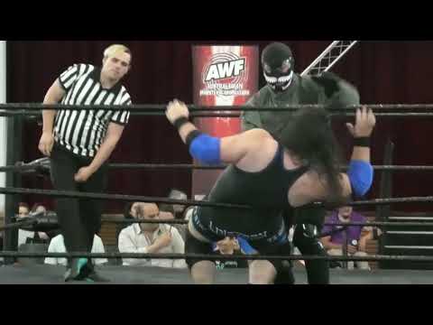 AWF Championship Highlights History LINSTROM vs THE OUTSIDER