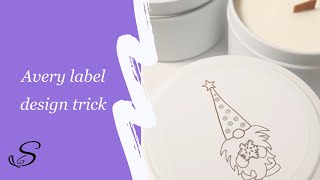 Manipulating already made labels in Avery Design & Print to suit your needs